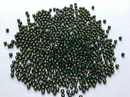  6-57150 9/0 ezüstközepű smaragdzöld 